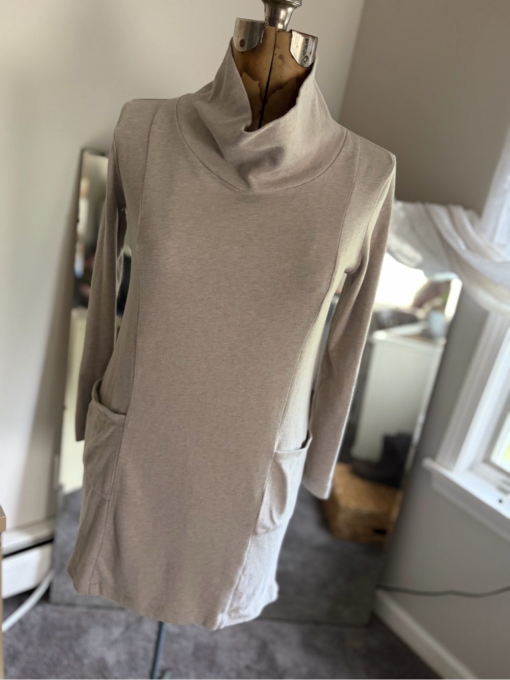 JJill Pure 100% Pure Cotton Cowl Neck Tunic/Dress - Women